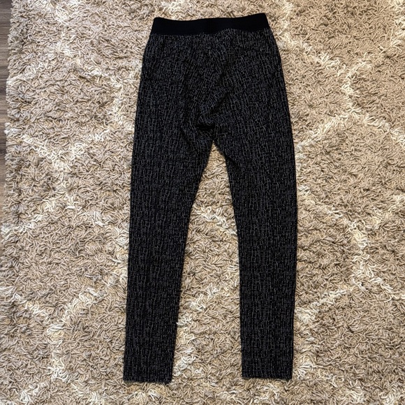 RACHEL Rachel Roy Black & White Jacquard Leggings size Medium - Picture 6 of 10